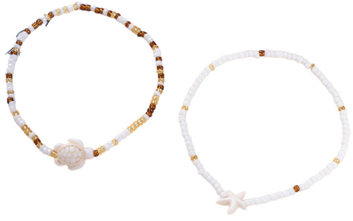 B-E6.4  ANK2620-049 Anklet Set 2pcs
