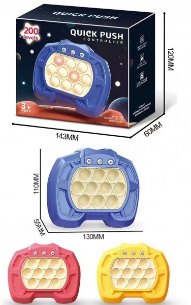 T-K6.1 SP2350-014 Quick Push Game - Mixed Colors - 1pc