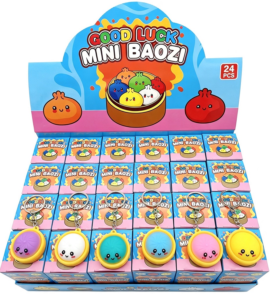 T-N3.1 KY2610-012 Dumpling Keychain in Giftbox - 24pcs