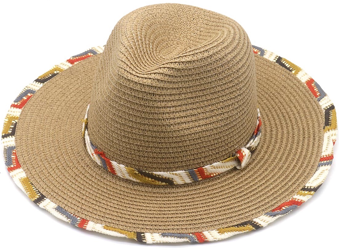 Z-C3.4 HAT802-006-2 Summer Hat #58 Brown
