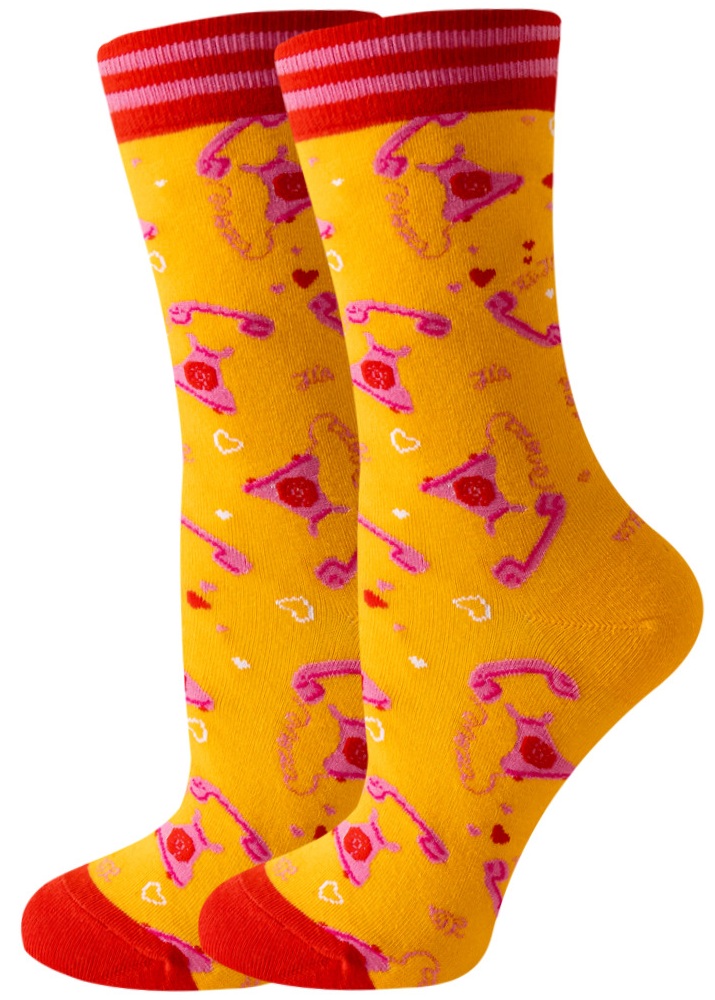 S-G4.4 SOCK2316-188 Pair of Socks Size 36-43 Telephone