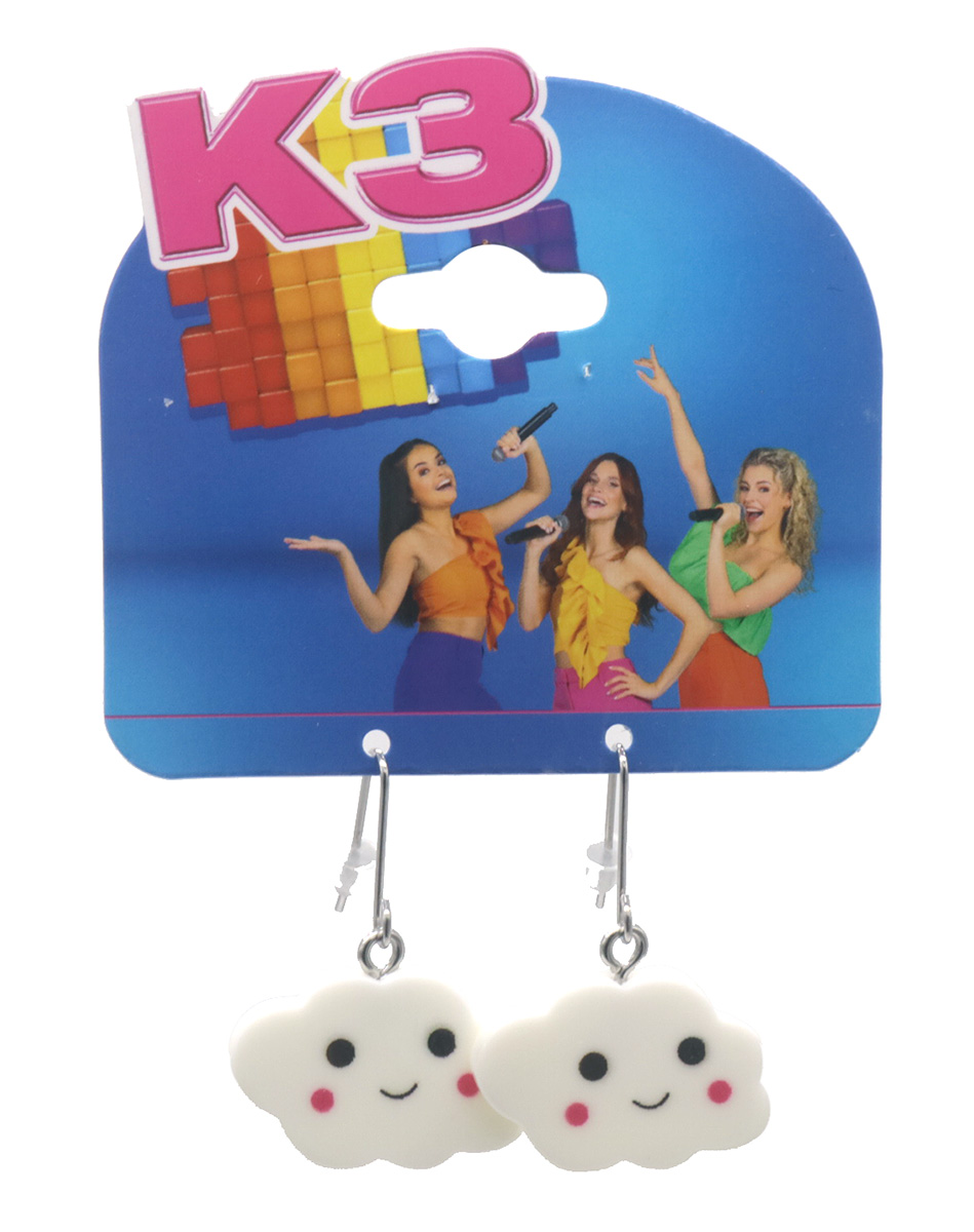 D-F18.4 K3-ZSE008 Bijoux Oorbellen Wolkje