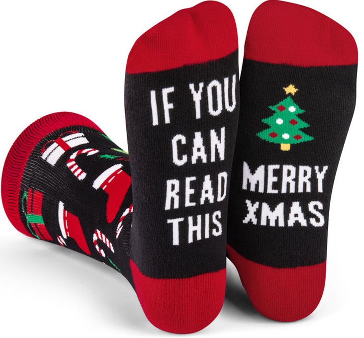 S-D1.4  SOCK2438-116  Pair of Socks Size 38-45 Christmas