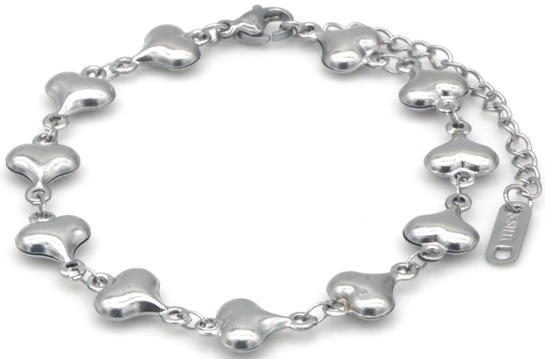 H-C19.2 B1033-002S S. Steel Bracelet Heats 16-21cm
