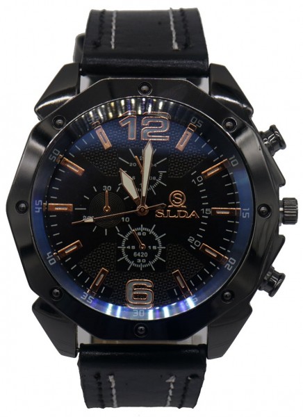 C-D21.1 W631-005 Quartz Watch 50mm Black