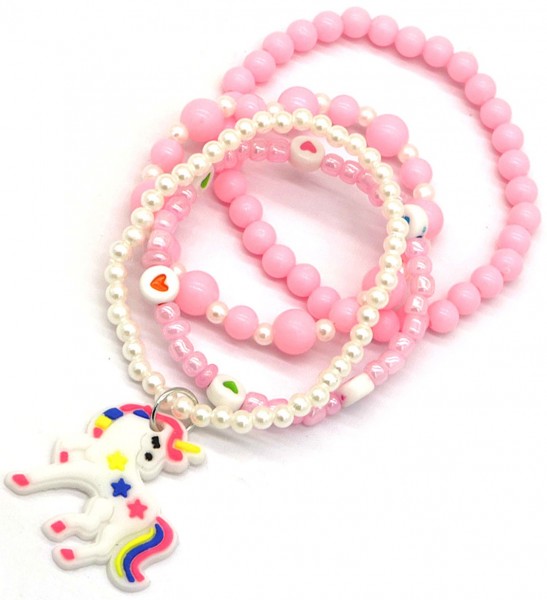 B-B11.2  B624-003 Bracelet Sets For Kids Unicorn 4pcs