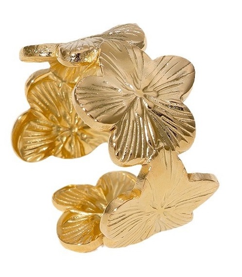 B-C24.2 R074-016G S. Steel Ring Adjustable Flowers