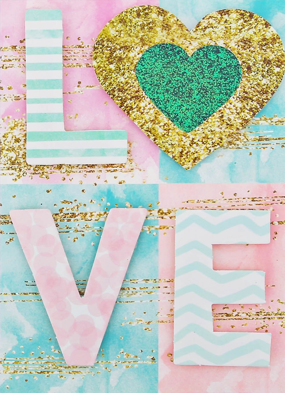 K-E2.1 DP2262942 Diamond Painting -Canvas 30x20cm - Painting 25x15cm Love