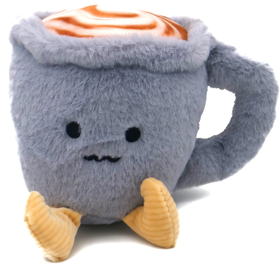 Y-E4.5 TOY1161-010 Soft Plush Coffee 15x20cm