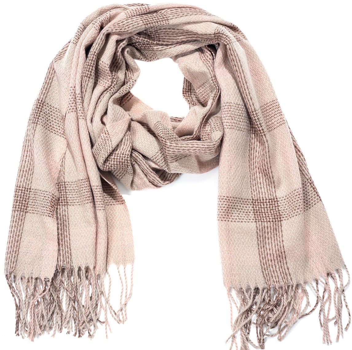 Z-E3.4 SCARF705-185-2 Scarf Soft Checkered 180x70cm