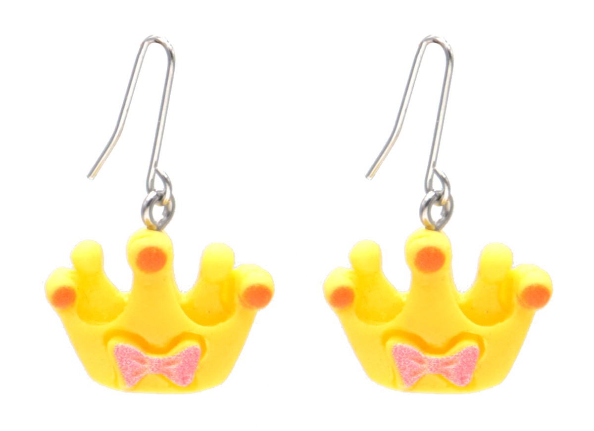 D-F6.1 K3-ZSE005 Bijoux Oorbellen Kroon