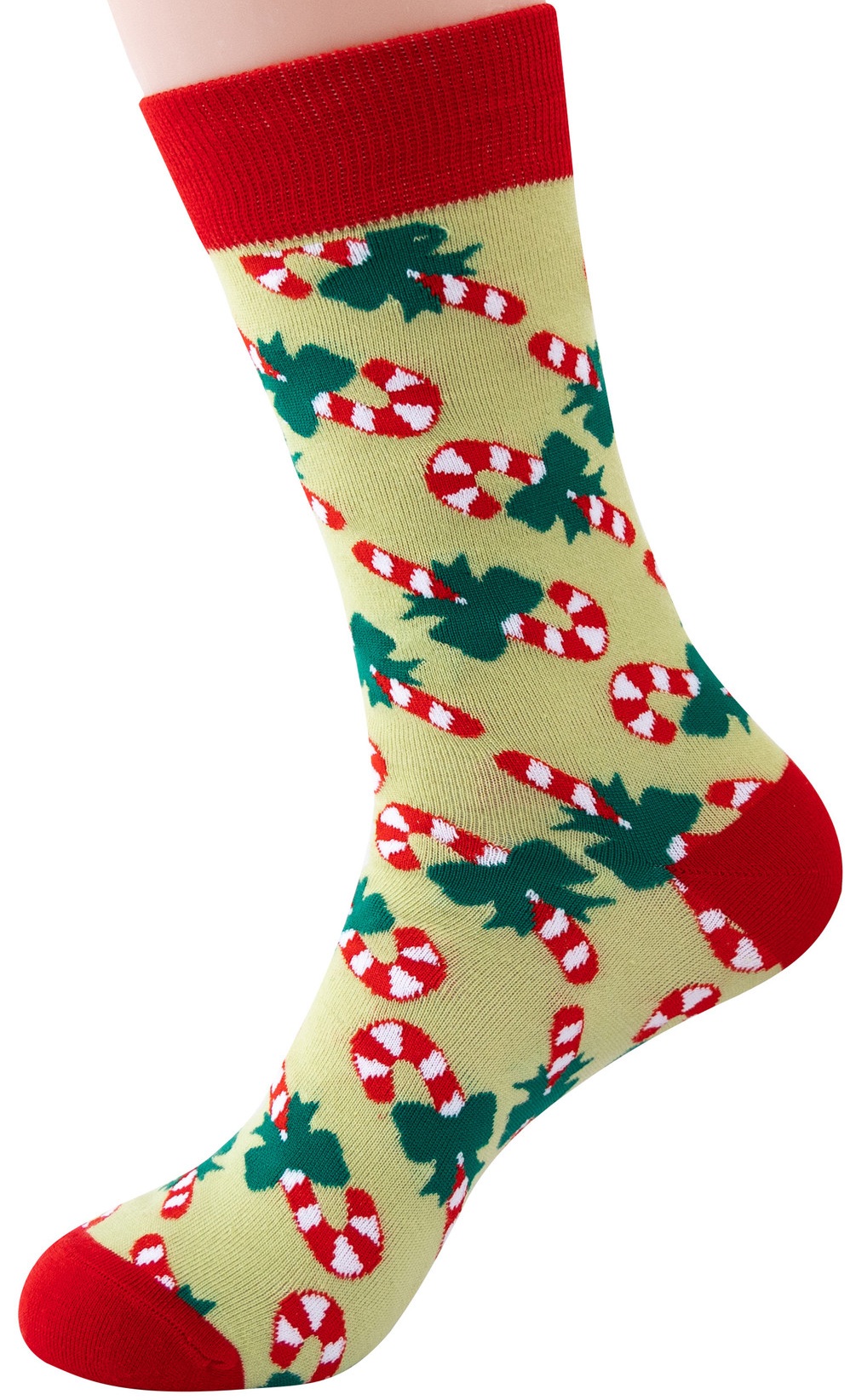 S-K3.3 SOCK2246-043 No. 3  Pair of Socks Size 36-43 Candy Cane