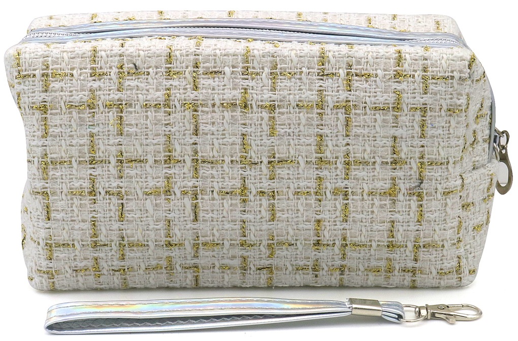 R-O4.1 BAG1116-001-1 Make Up Bag 17.5x10x6cm White