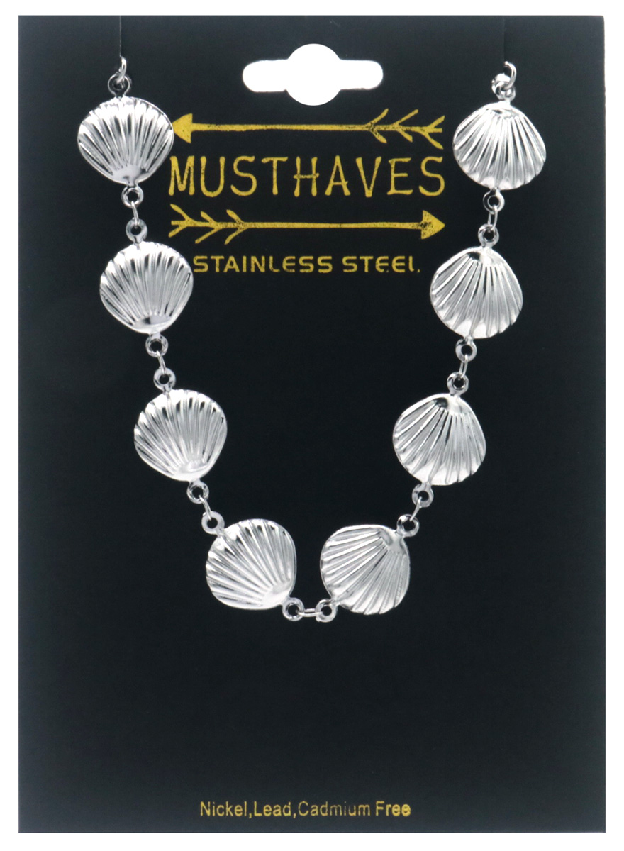 H-D4.2 B1033-001S S. Steel Bracelet Shells