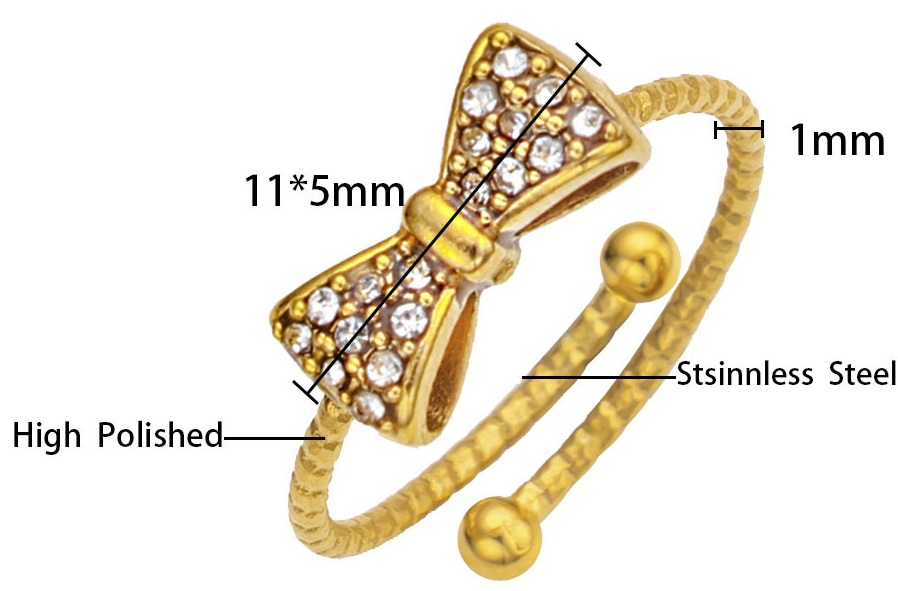A-C5.1  R2643-040G-26 S. Steel Ring Adjustable Bow