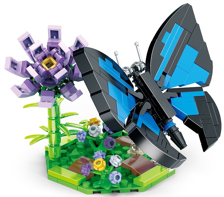 Y-B5.1 JKC7647 Building Block Set Butterfly - 108pcs