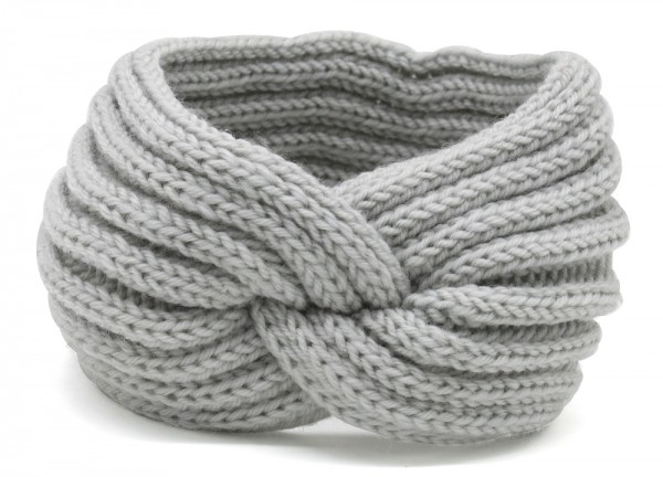 T-G7.1 H401-001C Knitted Headband Light Grey
