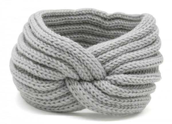 T-G7.1 H401-001C Knitted Headband Light Grey T-G7.1 H401-001C Knitted Headband Light Grey