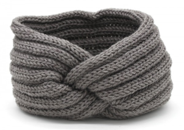 T-L3.1 H401-001D Knitted Headband Grey