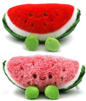 Y-F2.3 TOY1161-002 Plush Soft Watermelon 24cm - Mixed Colors