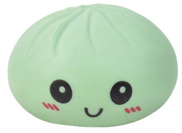 T-A8.2 TOY2610-010 Squishy Dumpling Large 8.5x6cm - Green