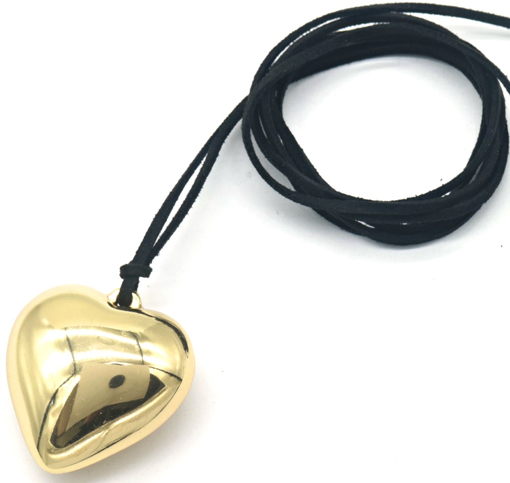 J-C10.2 N2365-007G Necklace Heart