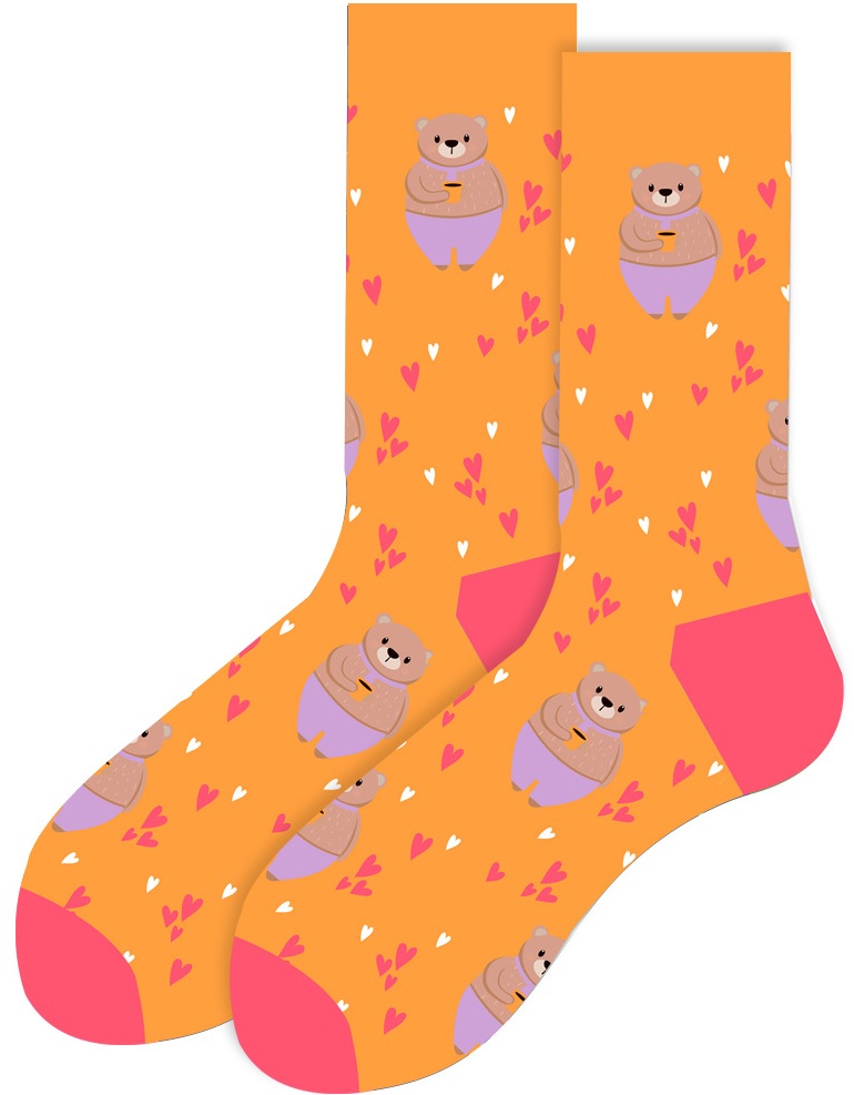 S-K5.2 SOCKS2512-070 Pair of Socks Size 36-43 Bears