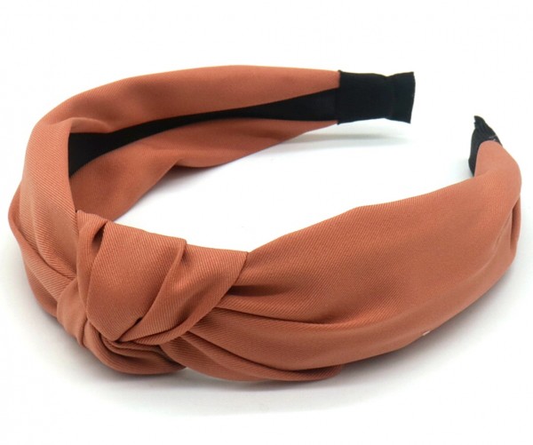 F-E13.1 H063-003 Headband Knot 3cm Pink