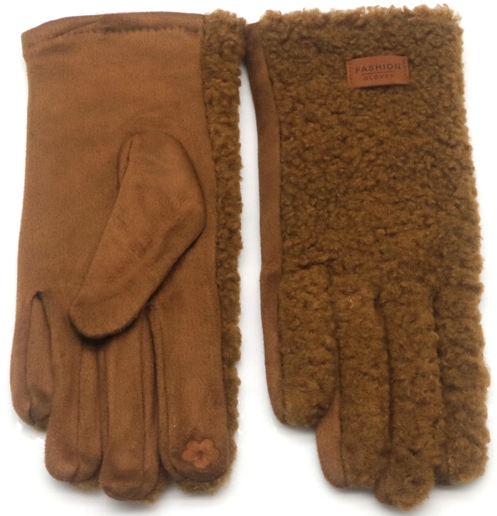 R-K6.2 GLOVES1002-002-2 Winter Gloves Teddy Brown