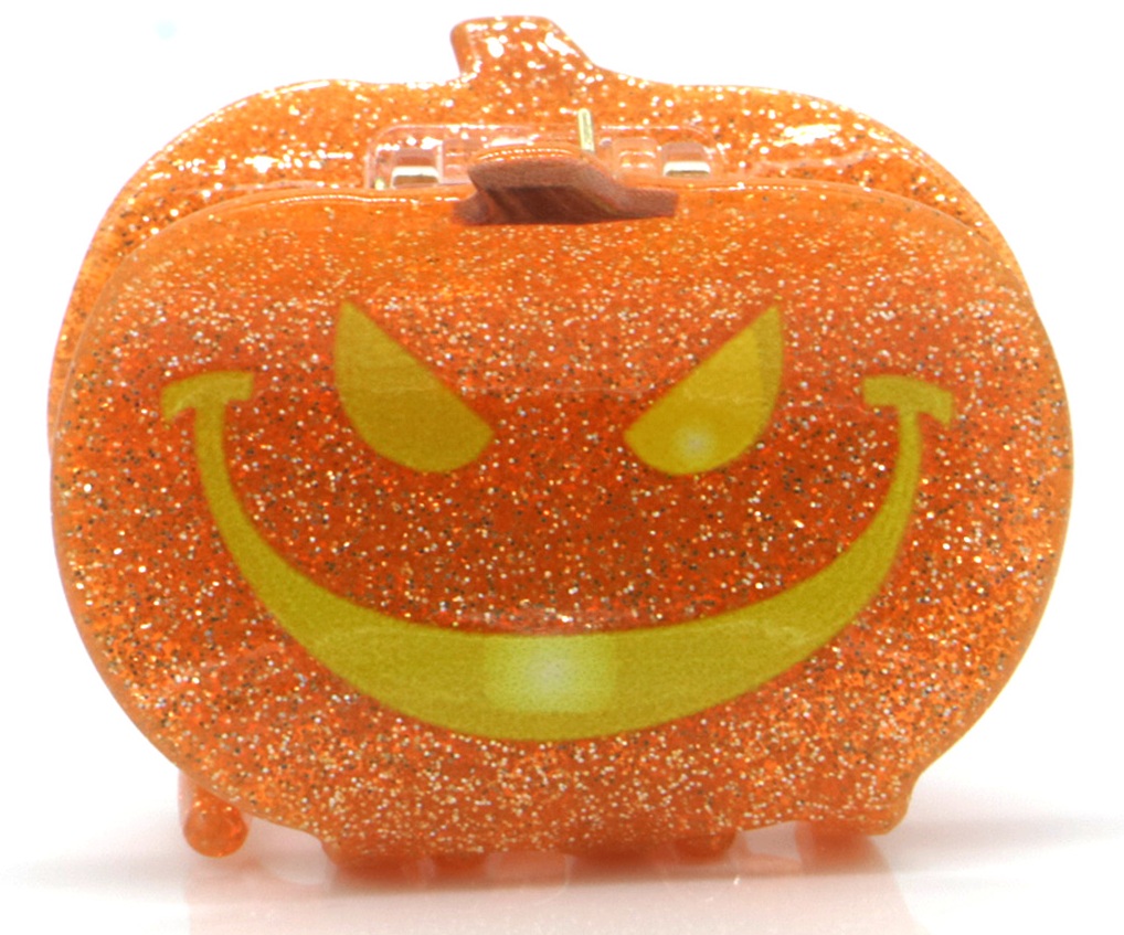 X-E3.2 H1038-020 Hair Claw Halloween Pumpkin 5cm
