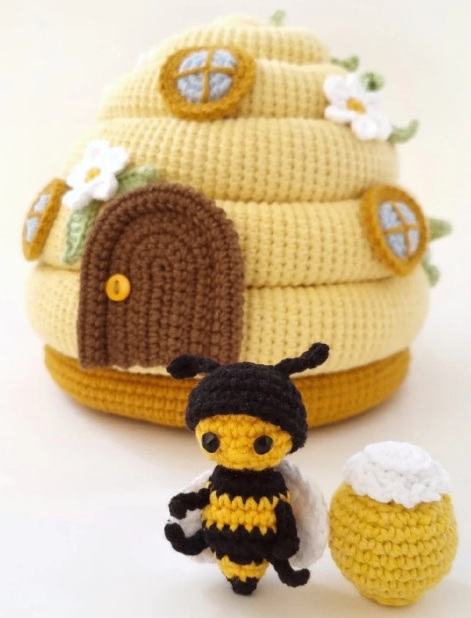 L-C3.1 DIY2604-011 DIY Crochet Kit - Beehive