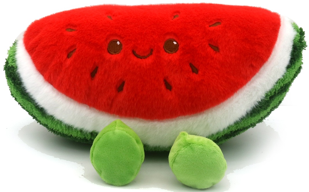 Y-F2.3 TOY1161-002 Plush Soft Watermelon 24cm - Mixed Colors