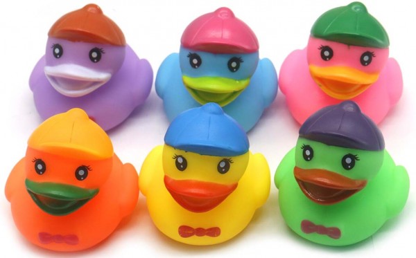 Z-A1.4 T617-002 Rubber Ducks 5.5cm with sound 6pcs