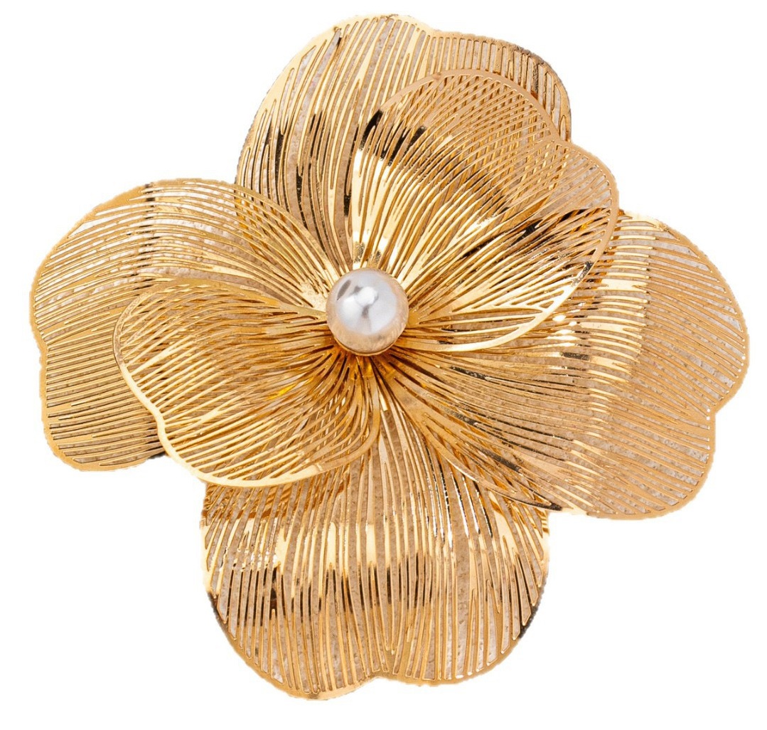 B-E25.2 P2605-004 Brooch Flower Large 8.5cm