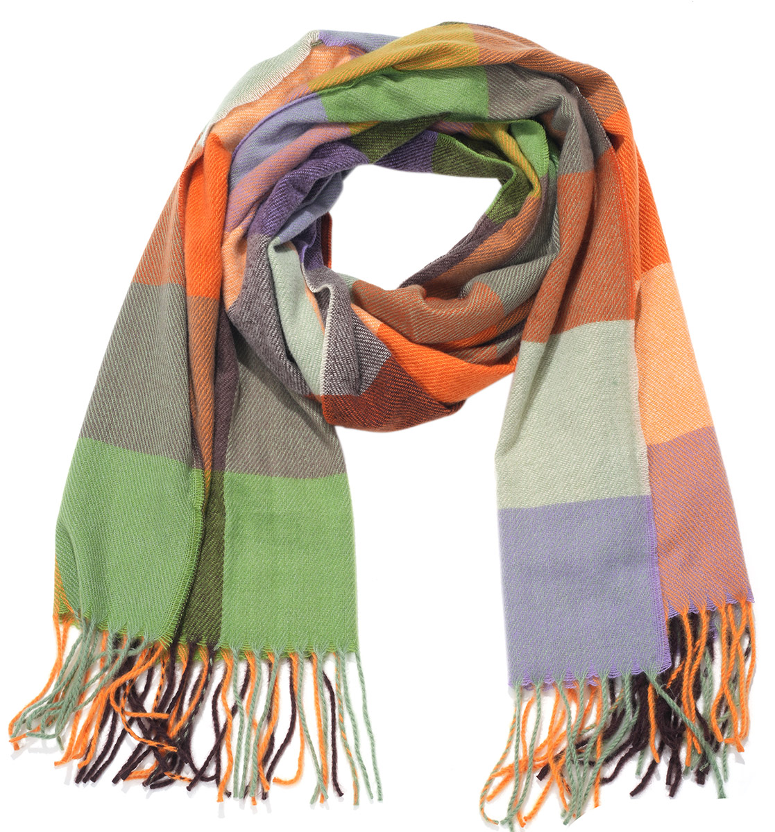 H-C4.2 SCARF705-100-8 Scarf Soft Checkered 180x70cm