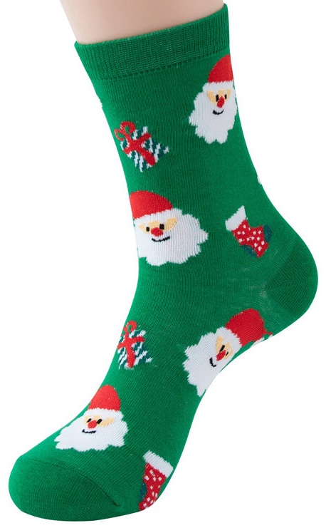 S-J3.1 SOCK023-005-4 Pair of Socks Size 35-42 Christmas