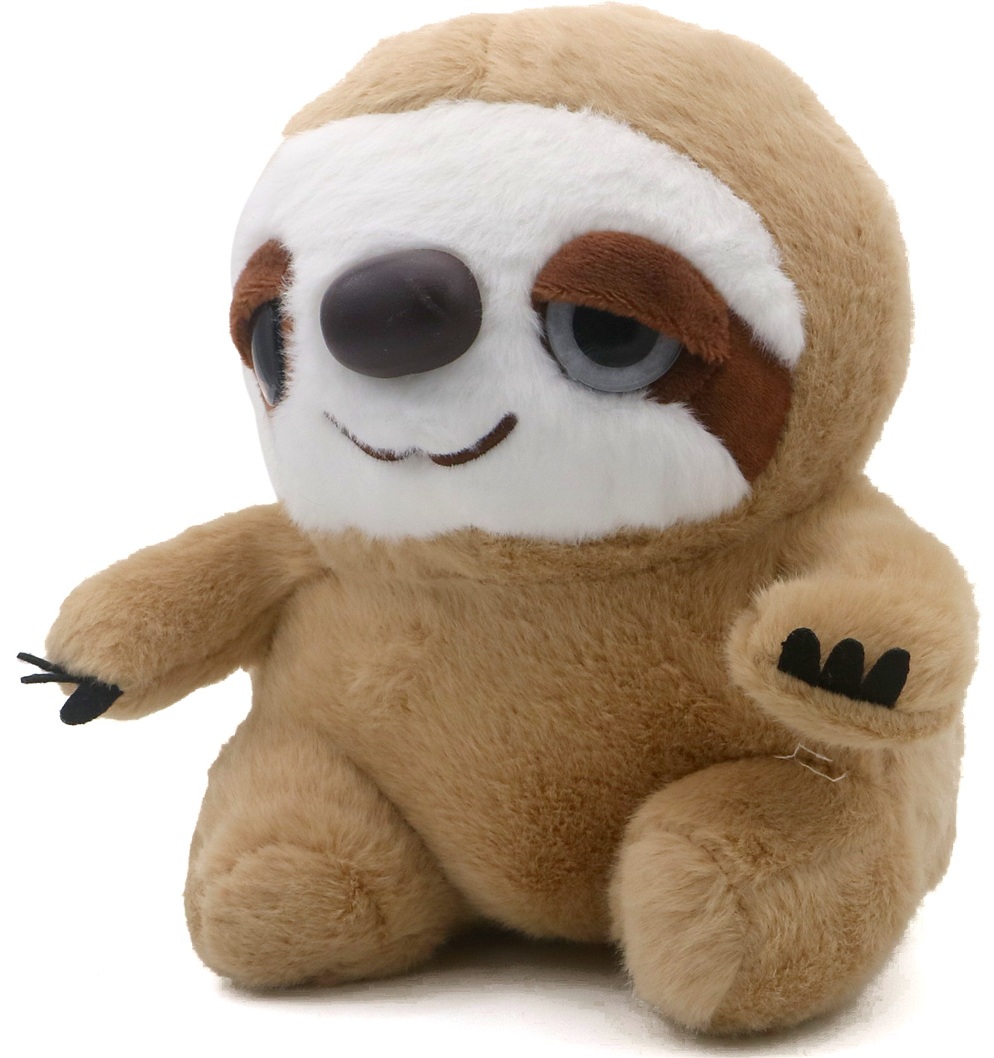 Y-C5.4 TOY1157-002 Plush Sloth 22cm - Mixed Colors