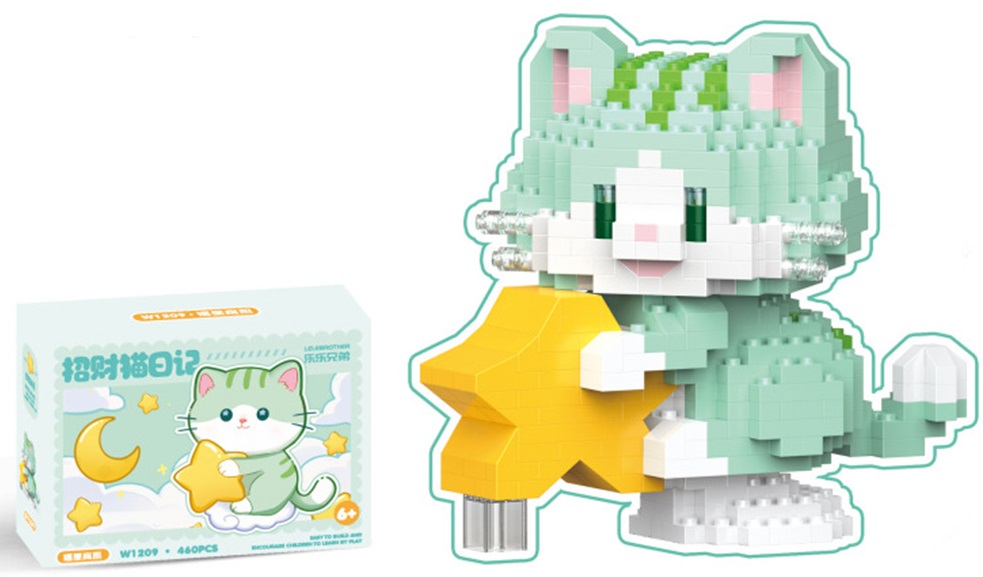 T-B8.1 W1209 Mini Building Block Set Cat
