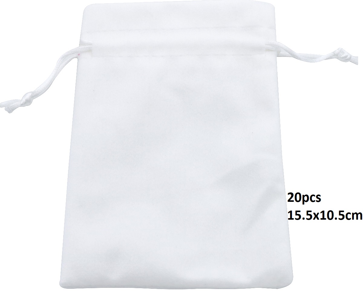 T-B3.1 PK2437-001-3 Velvet Gift Bag 15.5x10.5cm - 20pcs