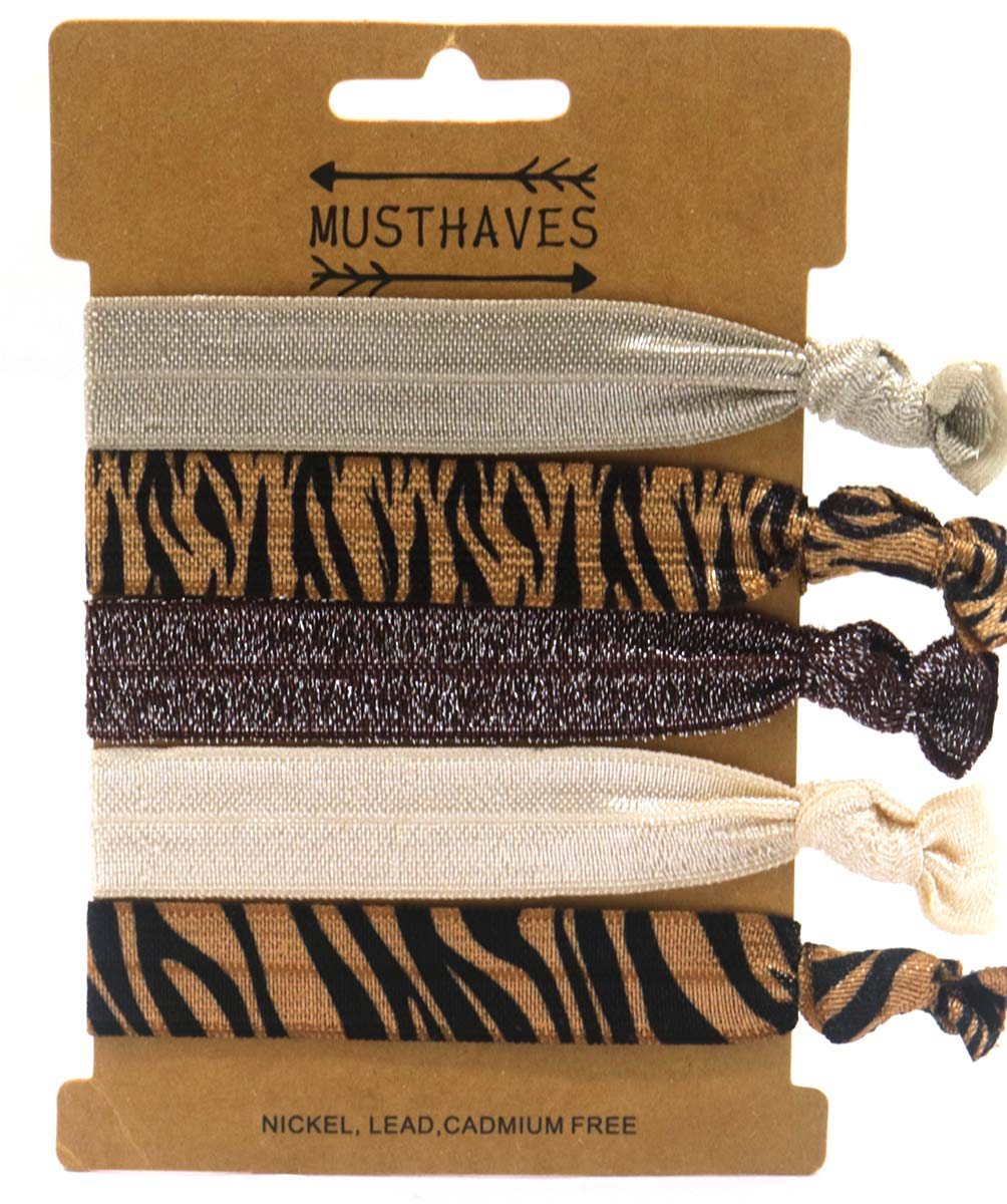 J-F3.1 H709-004 Hair Tie Elastics 5pcs