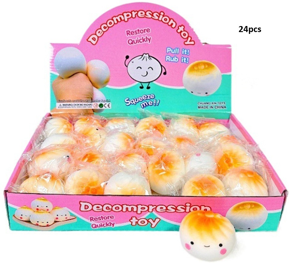 T-C4.2 TOY610-008 Squishy Dumpling 5cm - 24pcs in Display