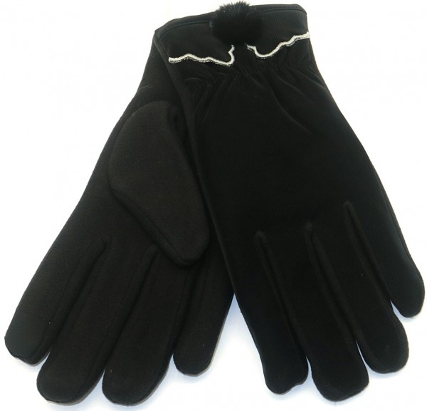 K-C5.3 GLOVE703-003 No. 1 Thick Gloves Black