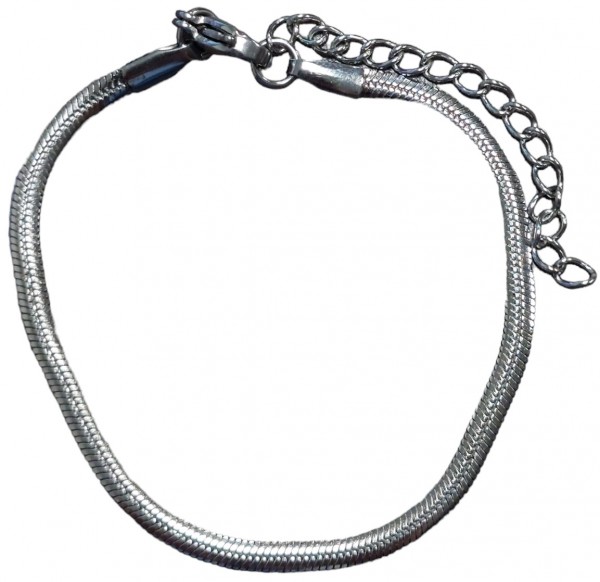 E-D3.3 B628-003S S. Steel Bracelet 3mm