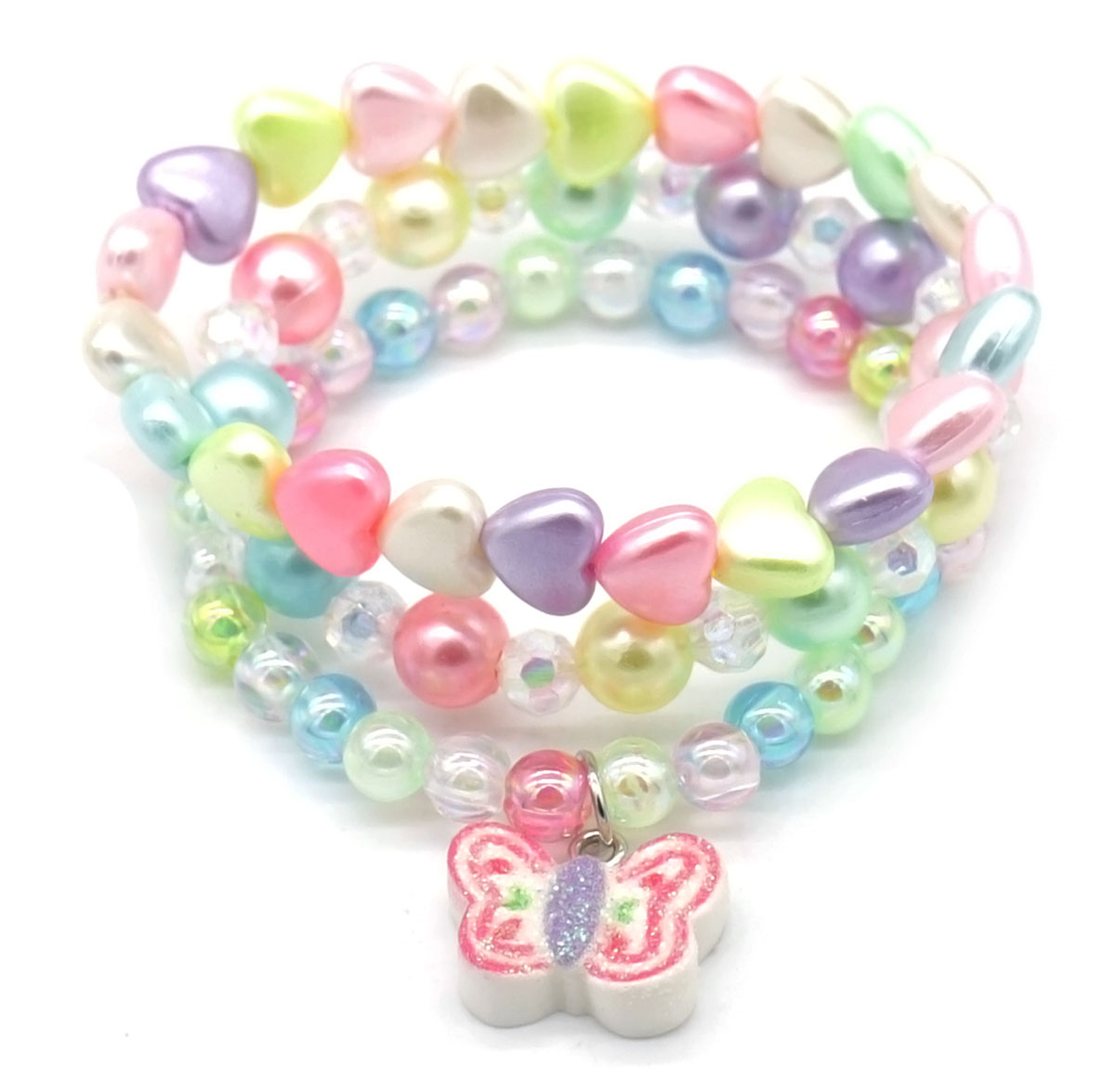 E-B4.1 B2375-030-2 Bracelet Set for Kids Butterfly