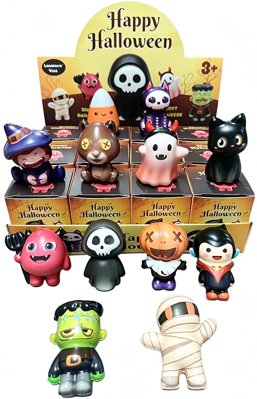 Y-A2.5 TOY2619-118 Slow Rising Squishy 5-6cm Halloween- 12pcs