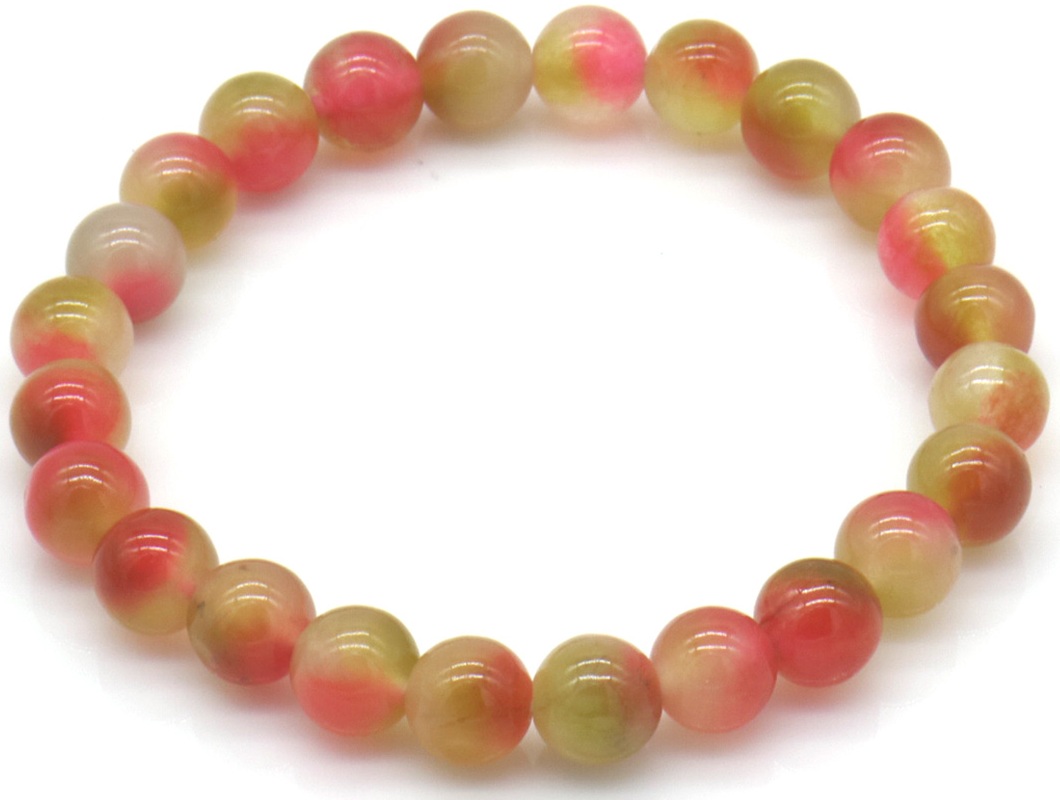 H-E21.1 B2574-001-2 Fashion Bracelet 8mm Stones Chalcedony