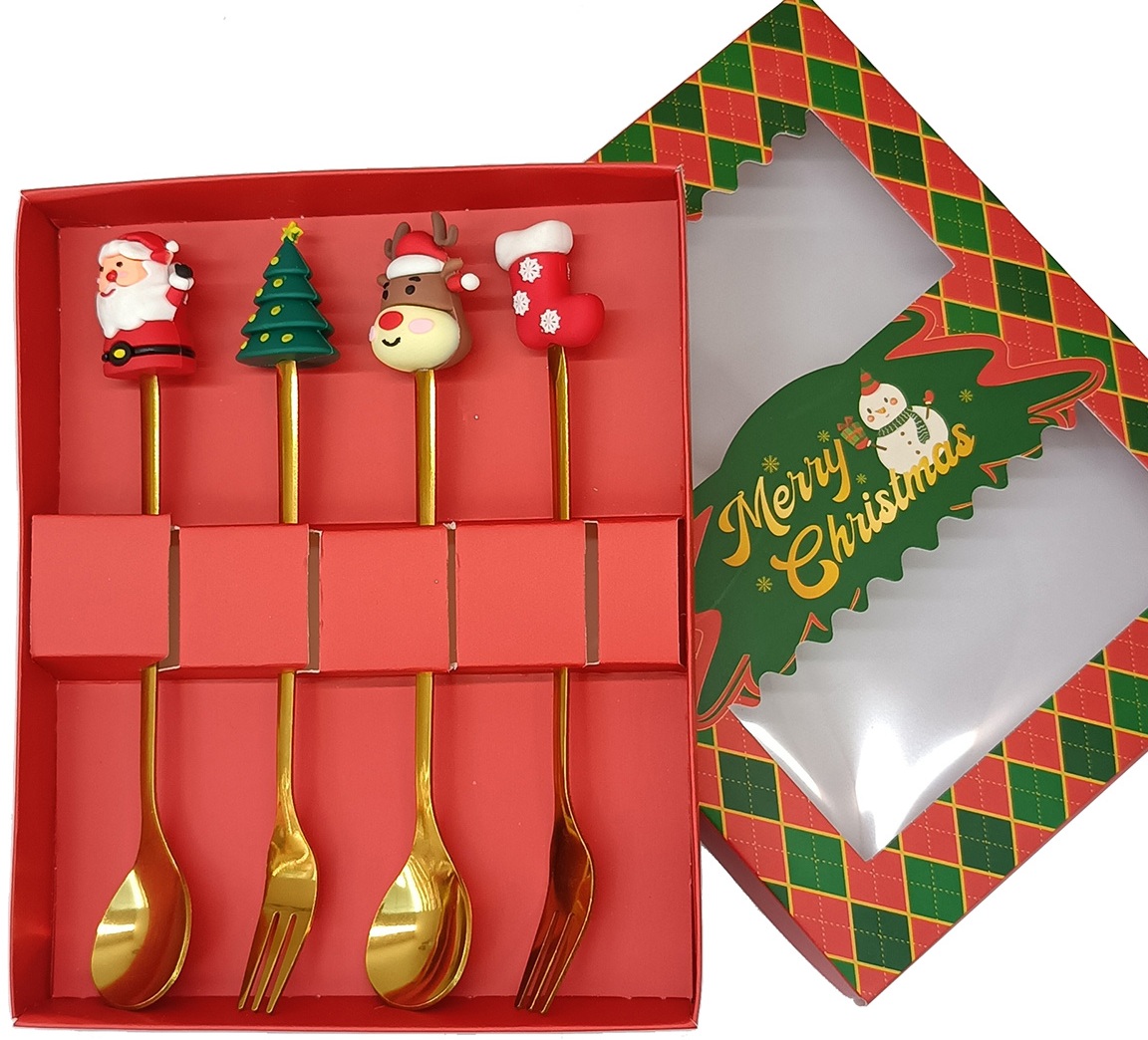 R-F3.1 DC1052-007-5 Gift Set Cutlery 4pcs - Christmas