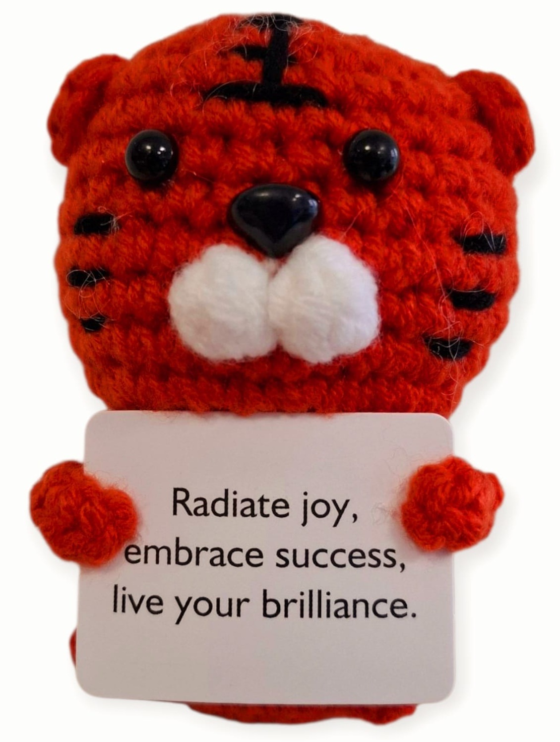 Q-K4.2 T2405-437 Knitted Positive Tiger 9cm