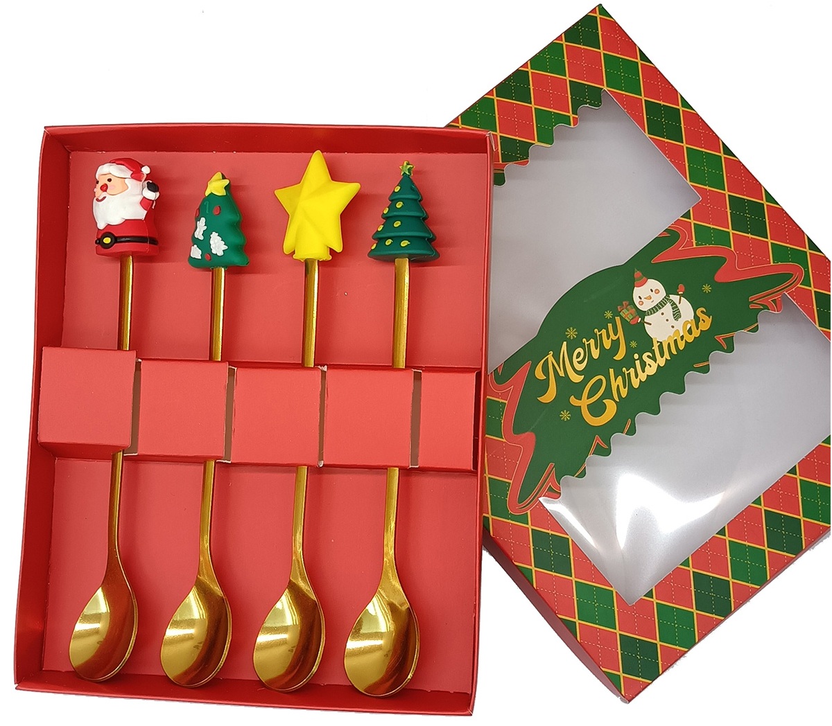 T-B8.2  DC1052-007-7 Gift Set Cutlery 4pcs- Christmas