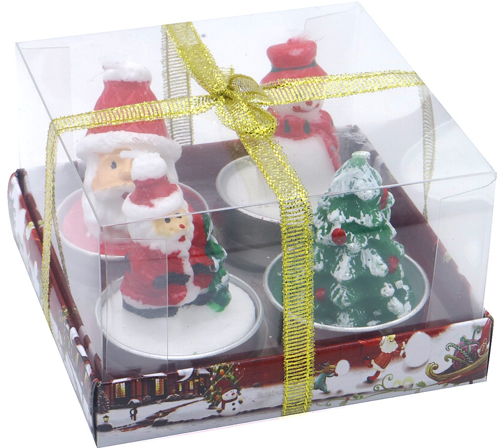 T-D6.2 DC1049-001 Christmas Candles Set 4pcs